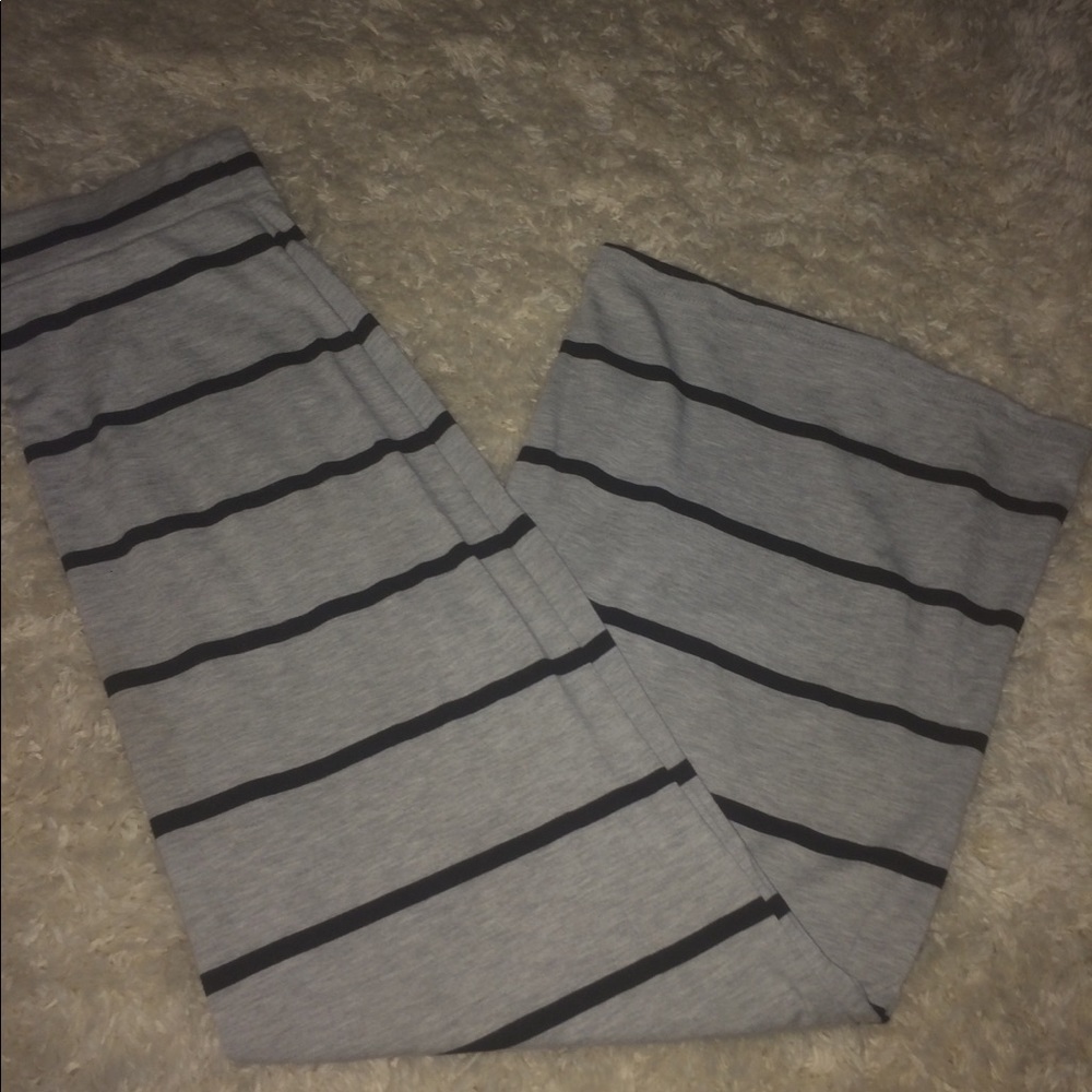 Stripped maxi skirt